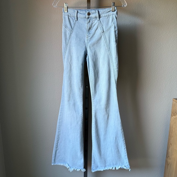 Sincerely Jules high rise retro flare jeans size 0/24 - Picture 1 of 6
